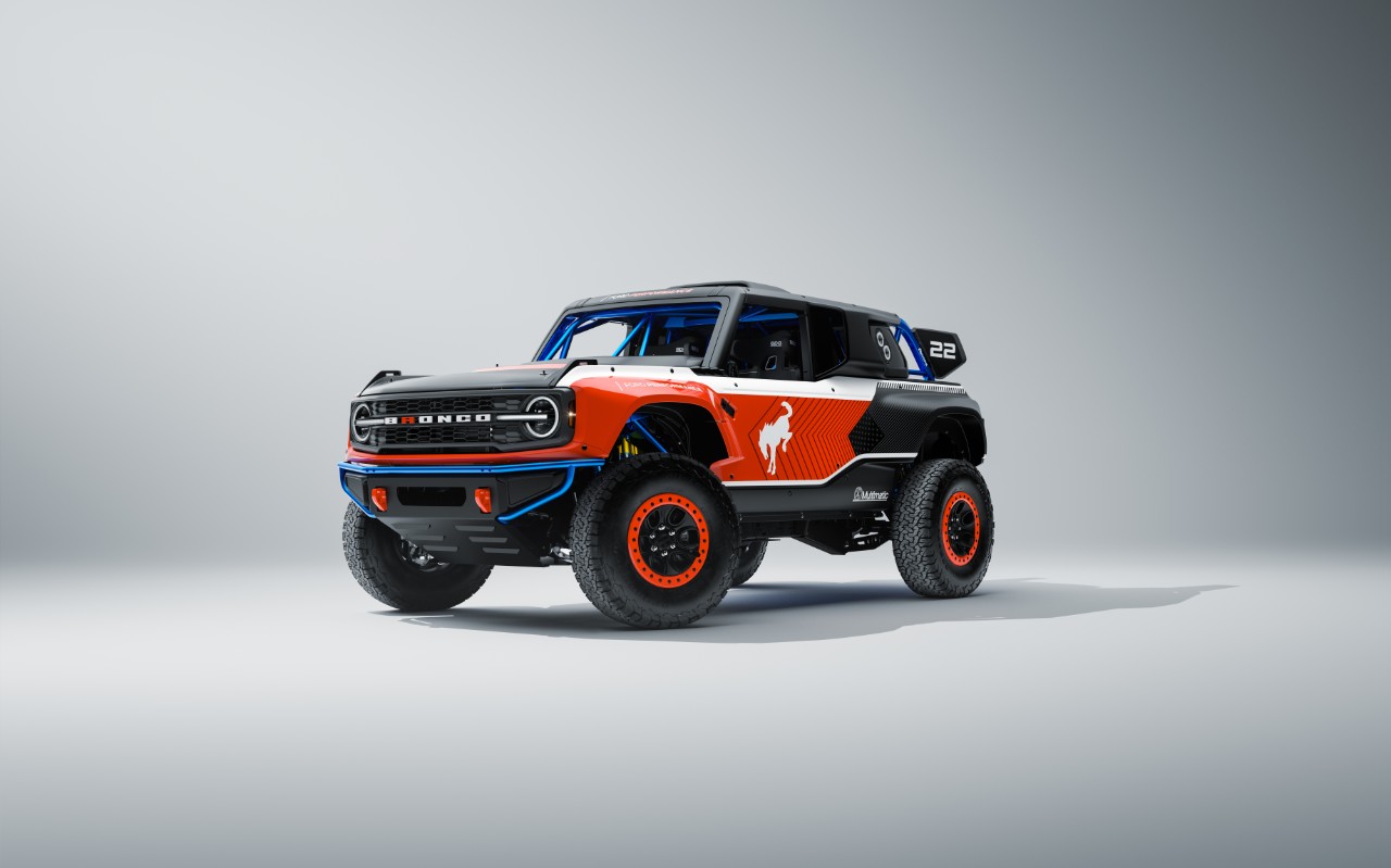 Ford enthüllt den Bronco DR, den ersten Wüstenrenner in limitierter Auflage, der den BAJA 1000 mit V8-Power bestreiten soll