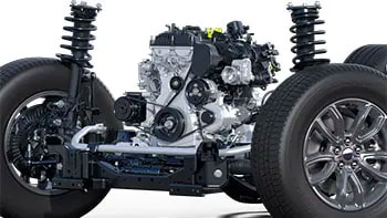 2.3L 4-Zylinder EcoBoost Benzin/Turbo Technologie mit Auto-Start/Stop