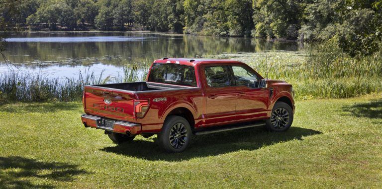 2024 Ford F-150 preproduction model shown with optional features. Available early 2024. Actual production vehicle may vary.