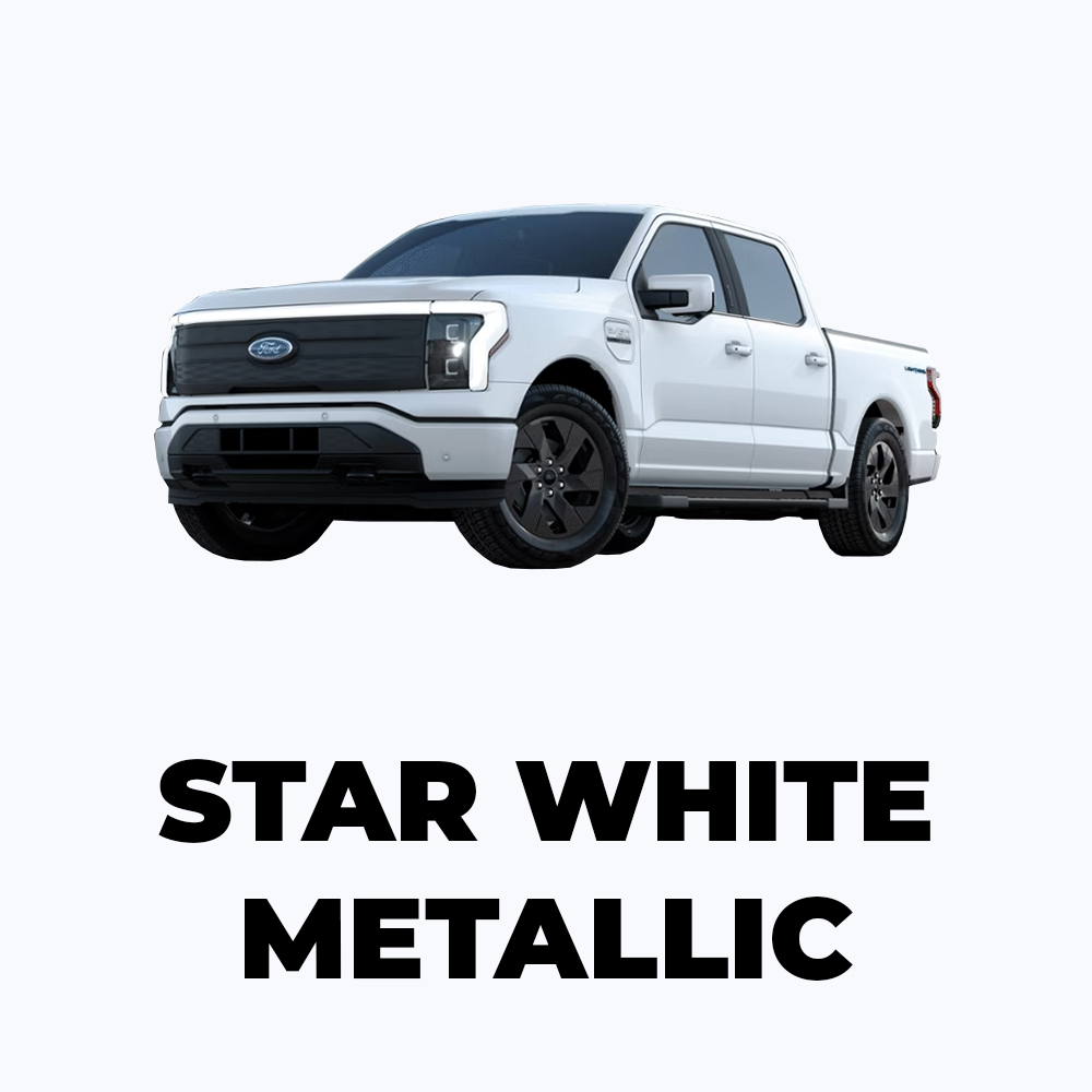 Lightning Star White Metallic